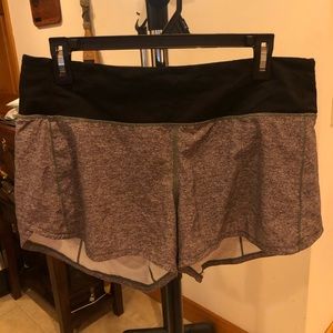 Like new!! Lululemon speed up shorts